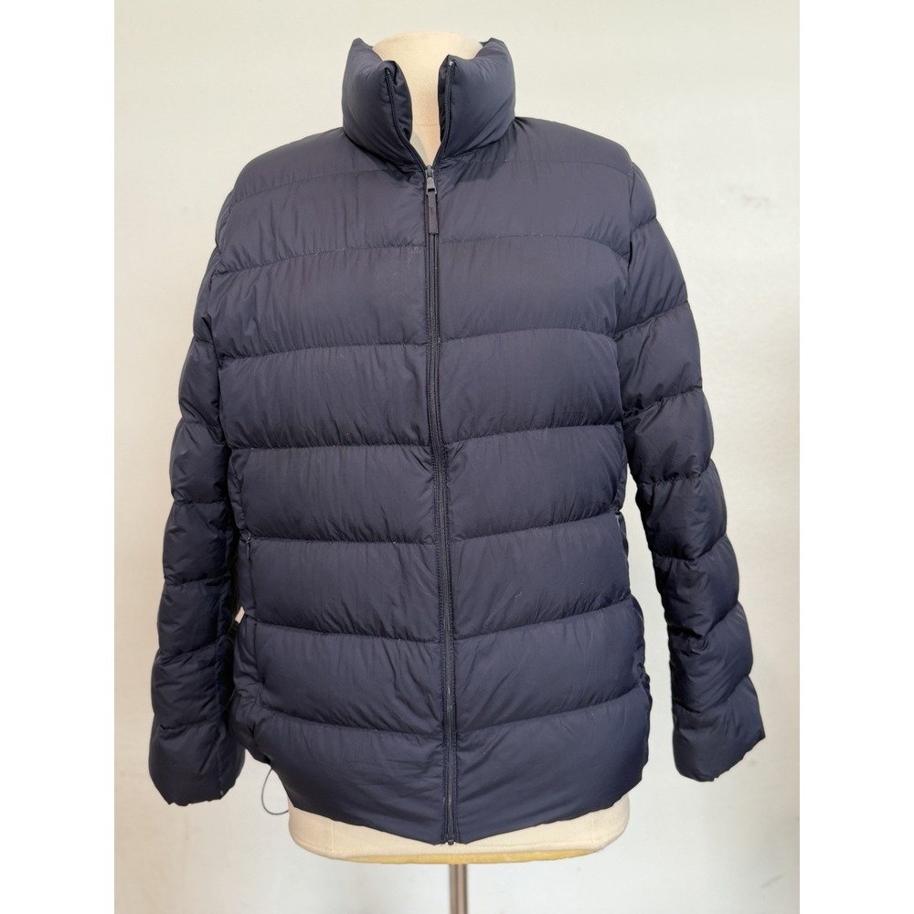 Uniqlo Ultra Light Down Men's 650 Down Puffer Jacket Full Zip Pockets Navy XL